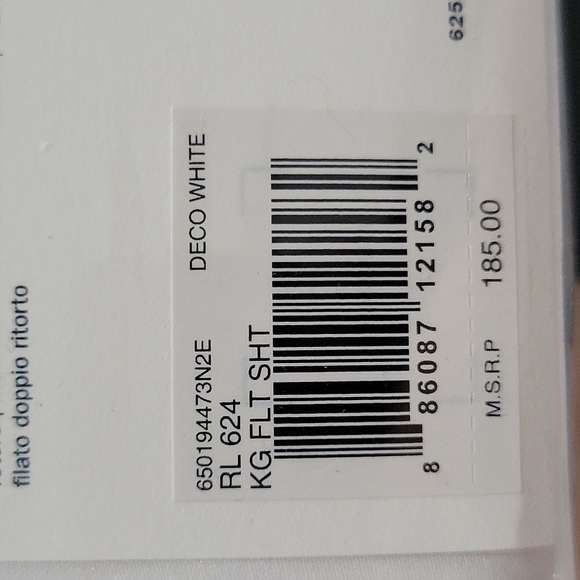 🎉Sale! Ralph Lauren RL 624-Thread-Count Cotton Sateen Sheets MSRP $185 - Picture 7 of 8